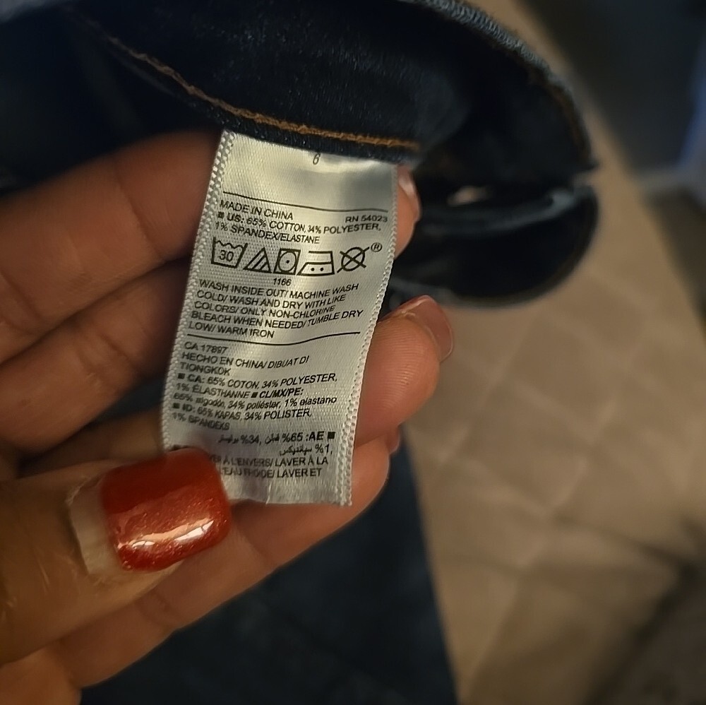 Old Navy | Women’s | Indigo | Straight-Leg | Jeans | Size 6 - Picture 6 of 7
